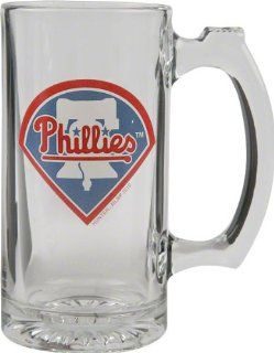 Philadelphia Phillies Beer Mug 3D Logo Glass Tankard Sports & Outdoors