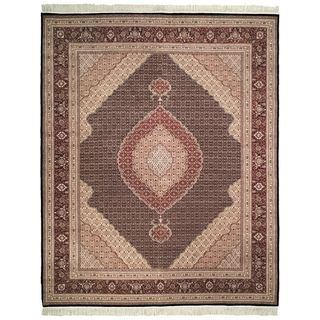 Safavieh Hand knotted Tabriz Herati Multi Wool/ Silk Rug (9 X 12)