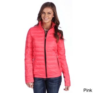 L&b Trading Womens Lightweight Down Jacket Pink Size S (4  6)