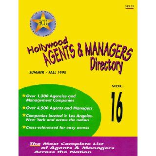 Hollywood Agents and Managers Directory Hollywood Creative Directory Staff 9781878989918 Books