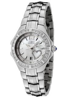 Invicta 6390  Watches,Womens Wildflower Diamond White Mother of Pearl Dial Stainless Steel, Casual Invicta Quartz Watches