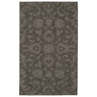 Trends Dark Taupe Classic Wool Rug (96 X 136)