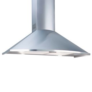 Curved Trapezoidal 36 inch Stainless Steel Range Hood