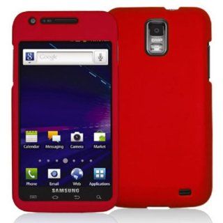 DECORO CRSAMI727RD Premium Protector Case for Samsung I727/SKYROCKET HD (Galaxy S ll)   1 Pack   Retail Packaging   Rubber Red Cell Phones & Accessories
