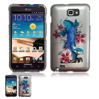 Samsung Galaxy Note I717 Fish 2 Design Snap On Case Cell Phones & Accessories