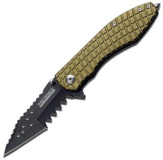 Tac Force TF 729GN Tactical Assisted Opening Folding Knife 5 Inch Closed  Tactical Folding Knives  Sports & Outdoors