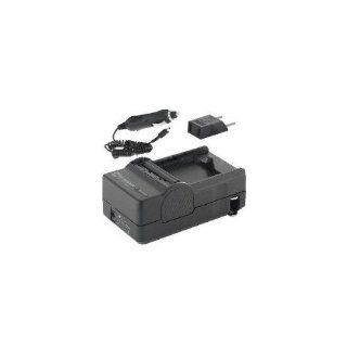 Mini Battery Charger Kit for Canon BP 718 and BP 727 Batteries   Fold in Wall Plug (Car & EU Adapters Included)  Digital Camera Batteries  Camera & Photo