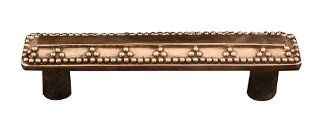 Vicenza Designs P1144 Gioiello 3 Inch Elizabethan Pull, Antique Gold   Cabinet And Furniture Pulls  