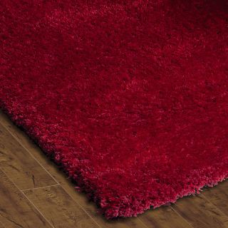 Sands Soft Shag Hot Tamale Red Area Rug (9 X 12)