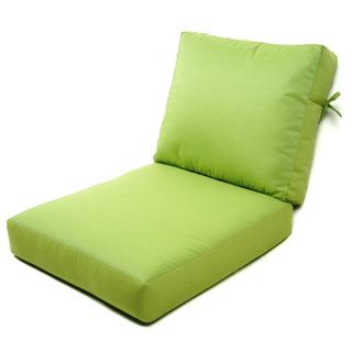 Sunbrella 54011 0000 Ginkgo Canvas 2 pc Outdoor Club Chair Cushion