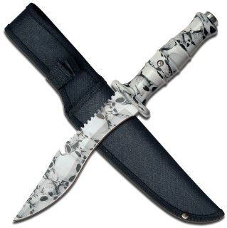 Survivor HK 731SC Outdoor Fixed Blade Knife 12 Inch Overall  Hunting Fixed Blade Knives  Sports & Outdoors