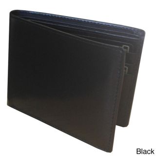 Italian Leather Billfold Wallet With Removable Passcase