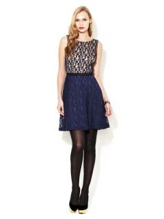 Fit And Flare Lace Dress by Gemma Crus