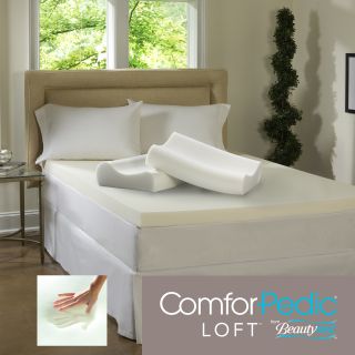 Beautyrest 4 inch Memory Foam Topper With Contour Pillow(s)