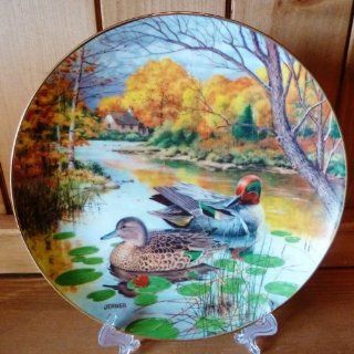 The Green Winged Teal by Bart Jerner Collector Plate  Commemorative Plates  
