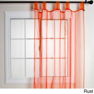 Tissue Organza Sheer Tab Top Curtain Panel