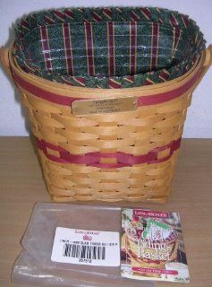 Longaberger 1998 Red Glad Tidings Basket Christmas  Home Storage Baskets  