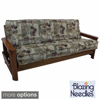 Blazing Needles Floral Collection Double corded Tapestry 8 To 9 inch Futon Cover