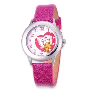 Garfield Glitz Pink Band Tween Watch Watches