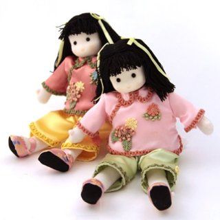 Shop Chinese Set of 2 Collectible Musical Dolls By Green Tree at the  Home D�cor Store