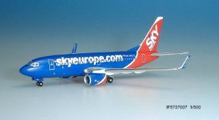InFlight 500 Sky Europe B737 700 Model Airplane Toys & Games