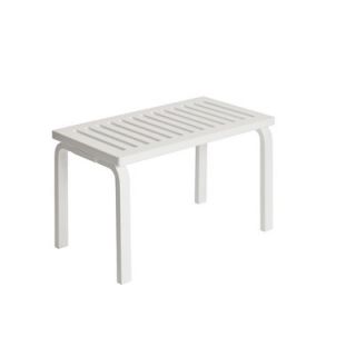 Artek Carry Away Birch Bench 3101 Color White Lacquered