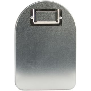 Medium Tin Mailbox W/flag   Label Holder   6 X8 X4