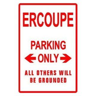 ERCOUPE PARKING ONLY pilot fly street sign   Decorative Signs