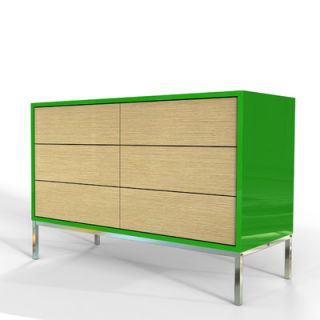 Industrya Circa 2 Storage Credenza C2.DD Finish Lime / White Oak