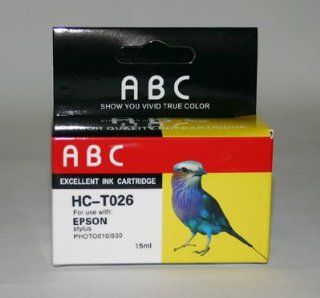 4 packs Compatible EPSON T026 black ink cartridges T026201 for Epson Stylus Photo 810, 820, 830, 925, 935 / Stylus C50, PM 730C. Item content Total 4 packs T026201 black cartridges