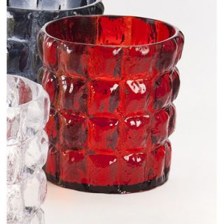 Kartell Matelassé Vase 1225 Color Transparent Red