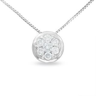 CTW. Endless Diamonds® Pendant in 14K White Gold   Zales