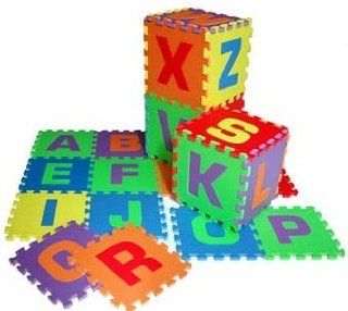 Alphabet 12 Inch Puzzle Mats for Children Toys & Games