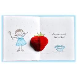 Honeypop Clear Stamp Set 4 X5.25   Berry Sweet
