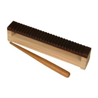 DOBANI Wooden Scraper on Stand (Package Of 2) Musical Instruments