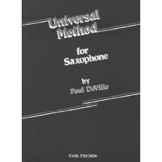 Universal Method for Saxophone Paul DeVille 8580001003559 Books