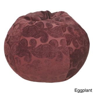 Gold Medal Extra Large Morocco Patterned Bean Bag Purple Size Extra Large