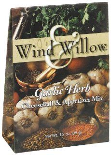 Wind & Willow Garlic Herb Cheeseball, 1.2 Ounce Boxes  Cheese Balls  Grocery & Gourmet Food