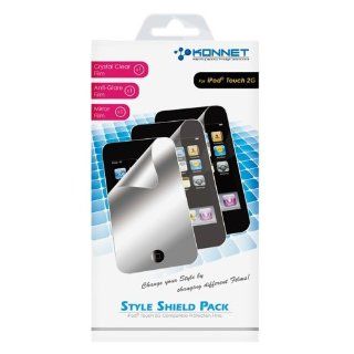 KONNET Style Shield Pack for iPod touch 2G and 3G Compatible Screen Protection Films   Players & Accessories