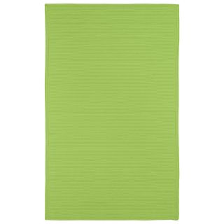 Indoor/ Outdoor Malibu Woven Lime Green Rug (2 X 3)