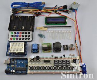 [Sintron] Master Kit + UNO R3 Board for Arduino Starter+ AVR Learner Electronics