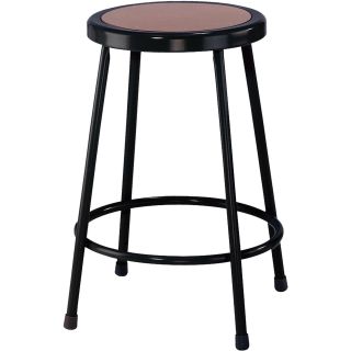 National Public Seating Steel Stool — 24in.H, Black, Model# 6224-10  Shop Seats   Stools