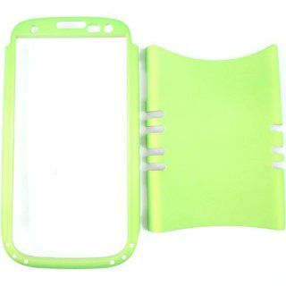 Cell Armor I747 RSNAP A008 PD Rocker Series Snap On Case for Samsung Galaxy S3   Retail Packaging   Honey Emerald Green Leather Finish Cell Phones & Accessories