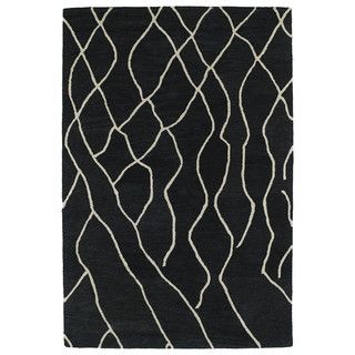 Hand tufted Utopia Peaks Charcoal Wool Rug (5 X 8)