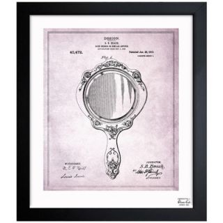 Oliver Gal Hand Mirror 1910 Framed Graphic Art 1B00314_15x18/1B00314_26x32 Si