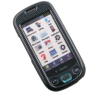 Crystal Hard Cover with CARBON FIBER Design Case for Samsung Highlight SGH T749 T Mobile + Swivel Belt Clip [WCM441] Cell Phones & Accessories