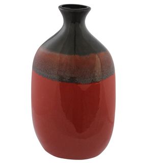 Crimson Red Vase