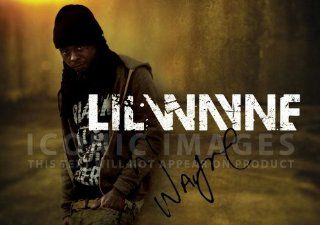 Lil Wayne (11.7 X 8.3) Young Money Rapper Artist Print Signed (Pre print Autograph)  