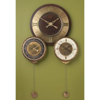 Lightly Distressed Mahogany Antique style Wall Clock