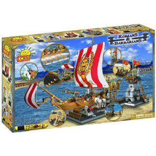 COBI Romans and Barbarians Galley, 750 Piece Set Toys & Games